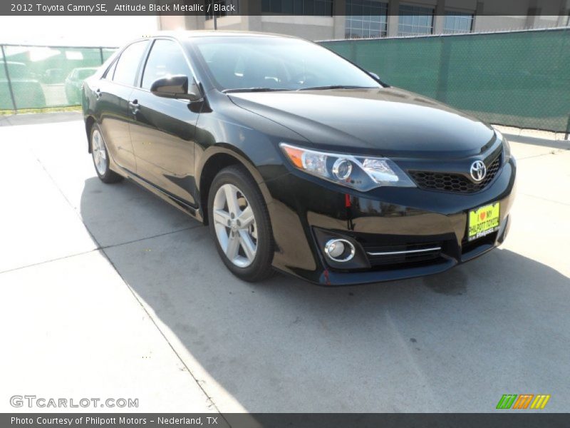 Attitude Black Metallic / Black 2012 Toyota Camry SE