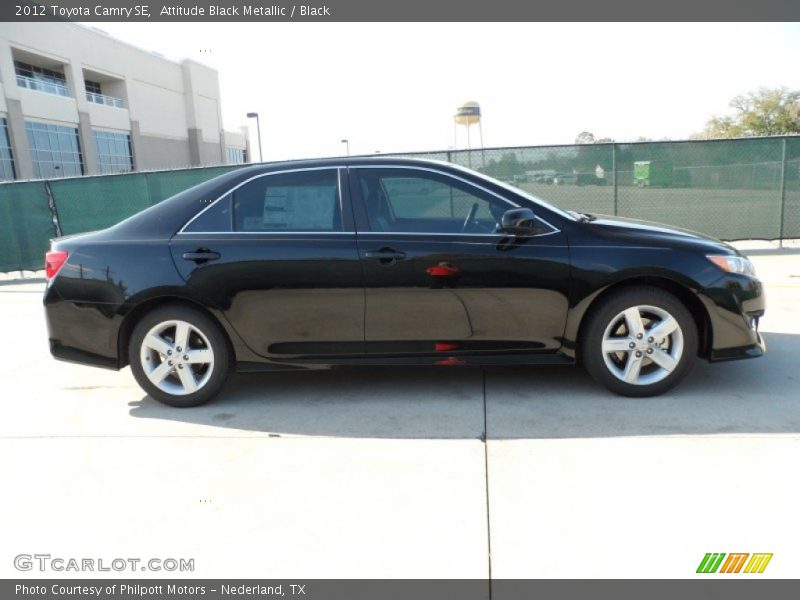 Attitude Black Metallic / Black 2012 Toyota Camry SE