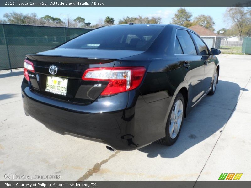 Attitude Black Metallic / Black 2012 Toyota Camry SE