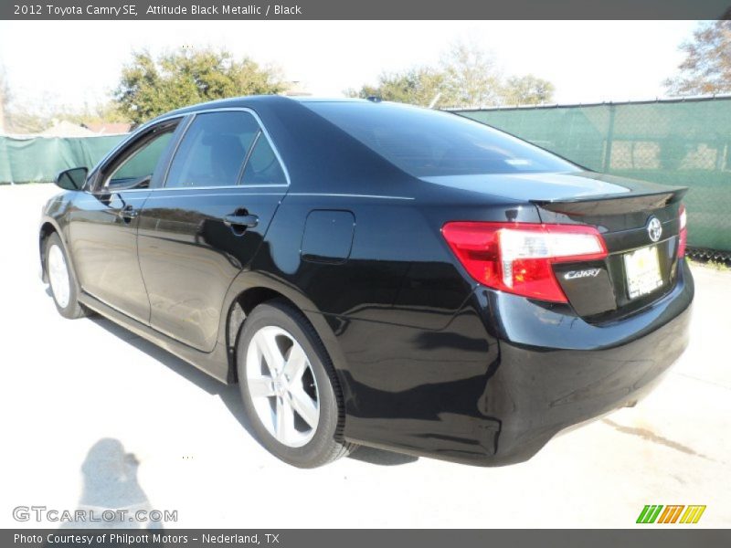 Attitude Black Metallic / Black 2012 Toyota Camry SE