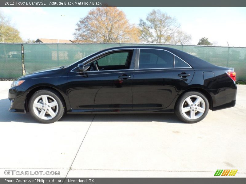 Attitude Black Metallic / Black 2012 Toyota Camry SE