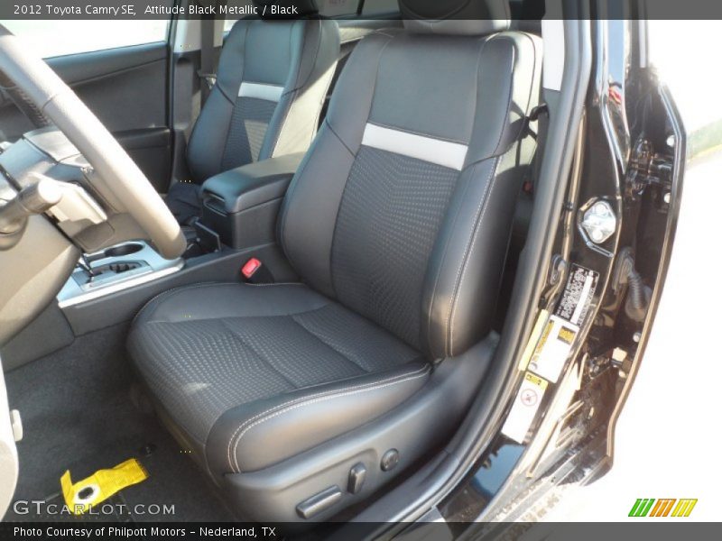 Attitude Black Metallic / Black 2012 Toyota Camry SE