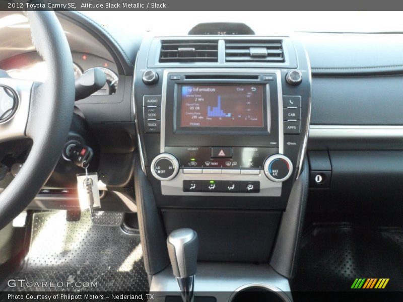 Attitude Black Metallic / Black 2012 Toyota Camry SE
