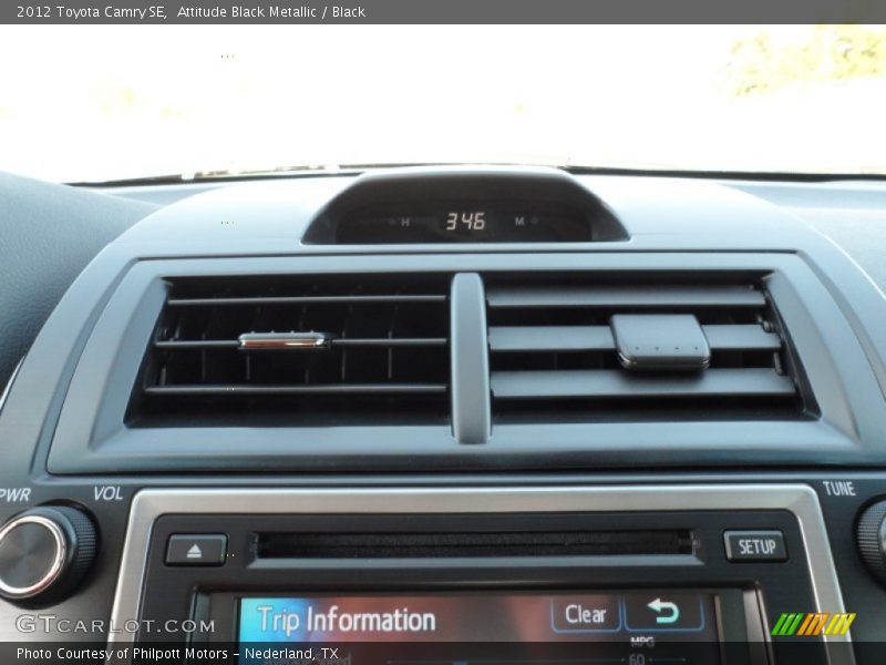 Attitude Black Metallic / Black 2012 Toyota Camry SE