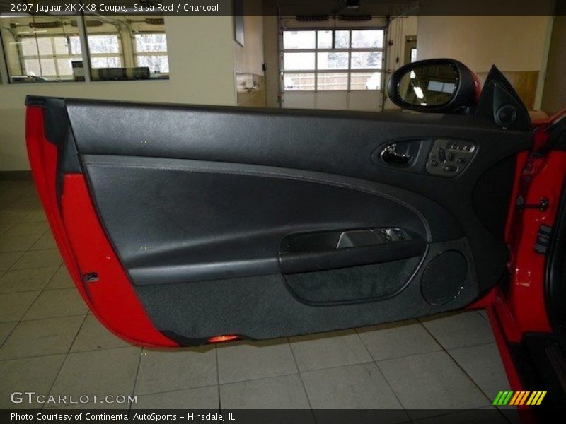 Salsa Red / Charcoal 2007 Jaguar XK XK8 Coupe