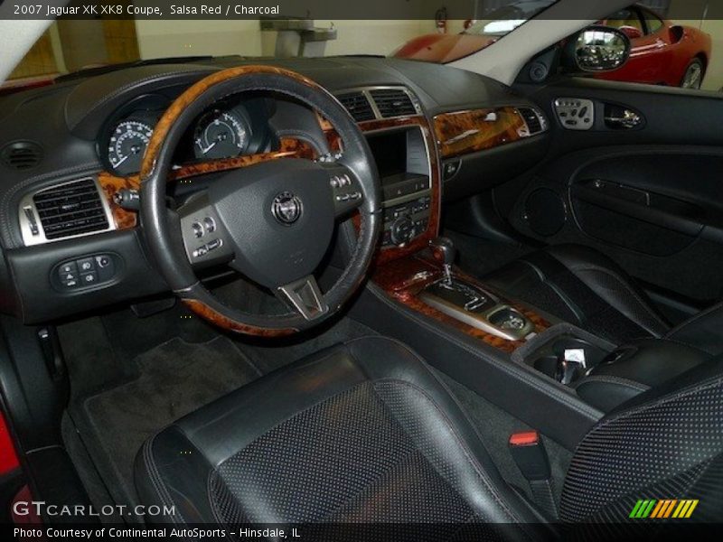  2007 XK XK8 Coupe Charcoal Interior