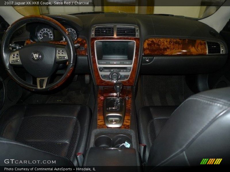 Salsa Red / Charcoal 2007 Jaguar XK XK8 Coupe