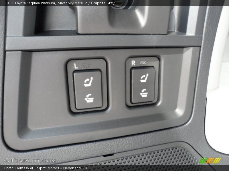 Silver Sky Metallic / Graphite Gray 2012 Toyota Sequoia Platinum