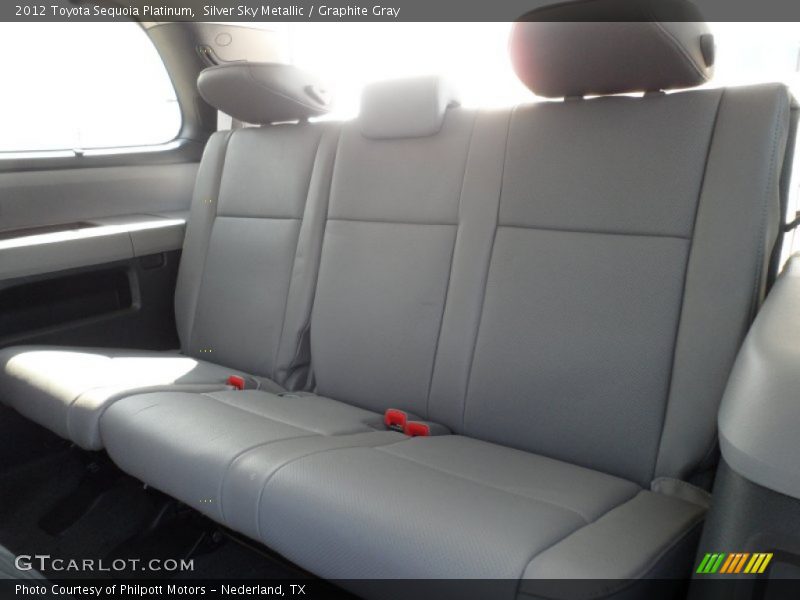 Silver Sky Metallic / Graphite Gray 2012 Toyota Sequoia Platinum