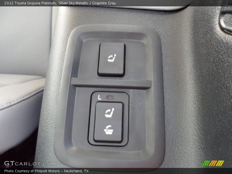 Silver Sky Metallic / Graphite Gray 2012 Toyota Sequoia Platinum