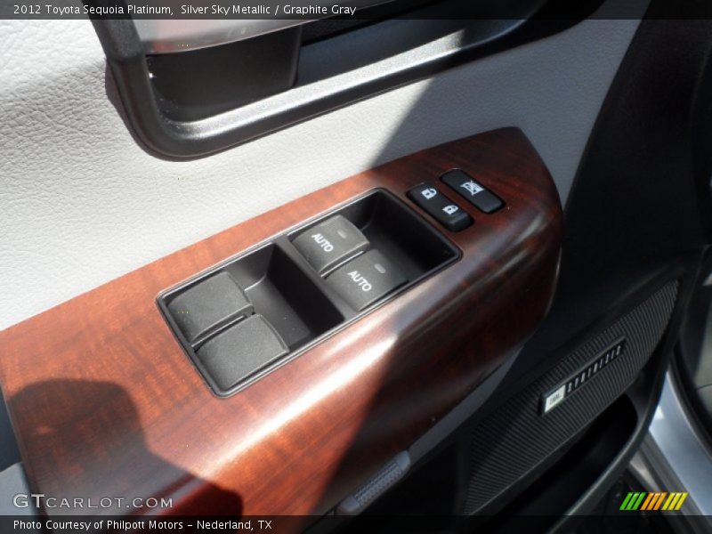 Silver Sky Metallic / Graphite Gray 2012 Toyota Sequoia Platinum