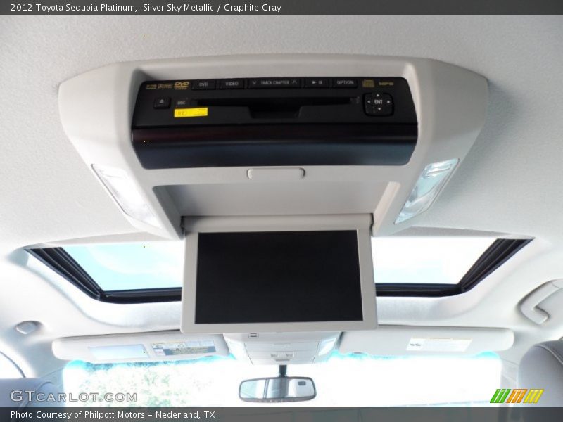 Silver Sky Metallic / Graphite Gray 2012 Toyota Sequoia Platinum