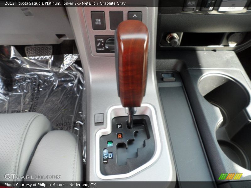Silver Sky Metallic / Graphite Gray 2012 Toyota Sequoia Platinum