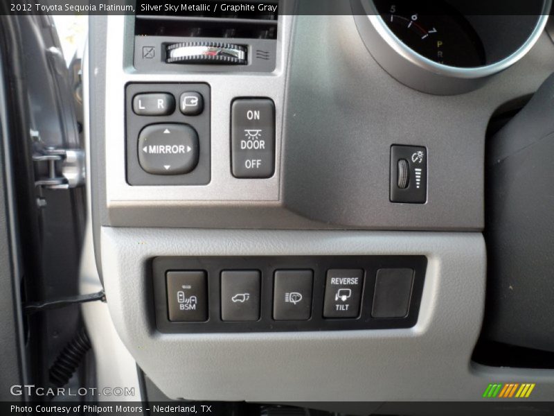 Silver Sky Metallic / Graphite Gray 2012 Toyota Sequoia Platinum