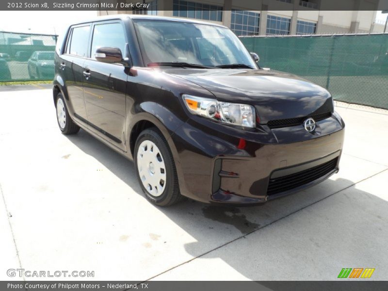 Sizzling Crimson Mica / Dark Gray 2012 Scion xB