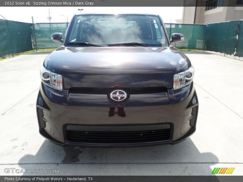 Sizzling Crimson Mica / Dark Gray 2012 Scion xB