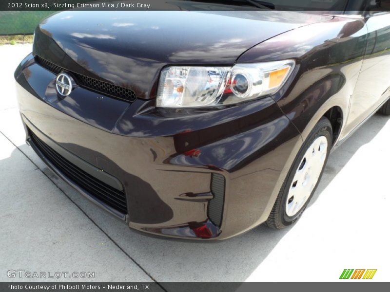 Sizzling Crimson Mica / Dark Gray 2012 Scion xB