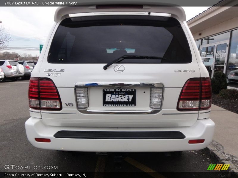 Crystal White / Ivory 2007 Lexus LX 470