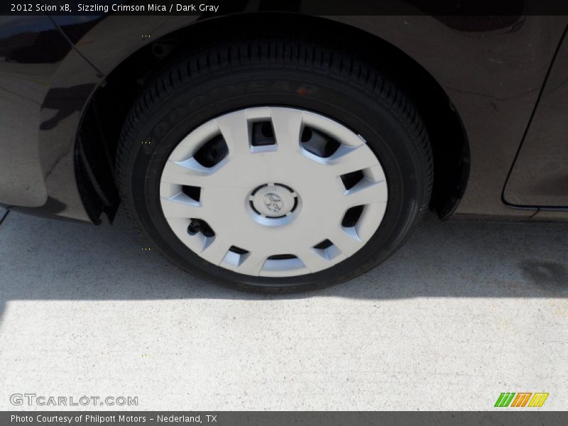 Sizzling Crimson Mica / Dark Gray 2012 Scion xB