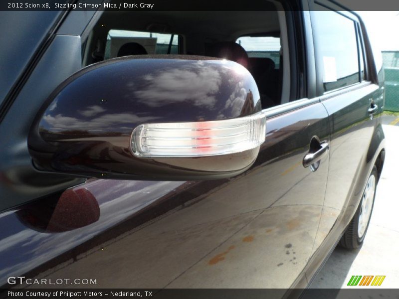 Sizzling Crimson Mica / Dark Gray 2012 Scion xB
