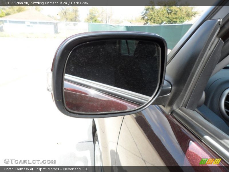 Sizzling Crimson Mica / Dark Gray 2012 Scion xB