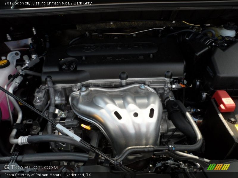 Sizzling Crimson Mica / Dark Gray 2012 Scion xB