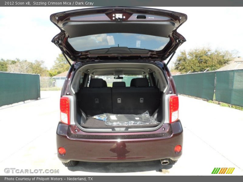 Sizzling Crimson Mica / Dark Gray 2012 Scion xB