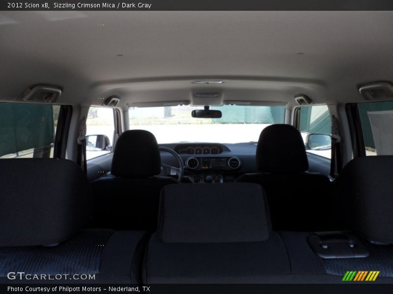 Sizzling Crimson Mica / Dark Gray 2012 Scion xB