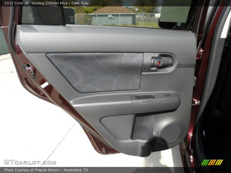 Sizzling Crimson Mica / Dark Gray 2012 Scion xB