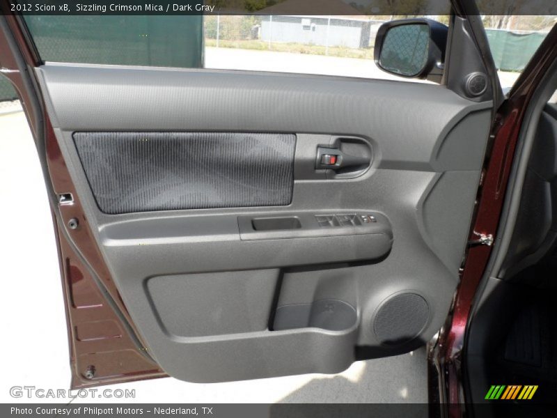 Sizzling Crimson Mica / Dark Gray 2012 Scion xB