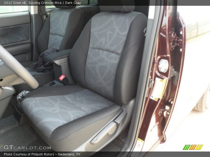 Sizzling Crimson Mica / Dark Gray 2012 Scion xB