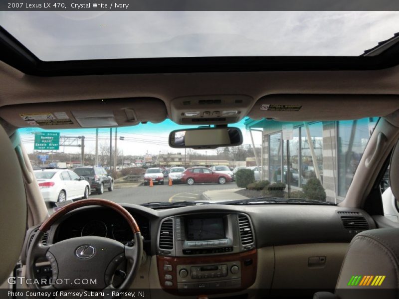 Crystal White / Ivory 2007 Lexus LX 470