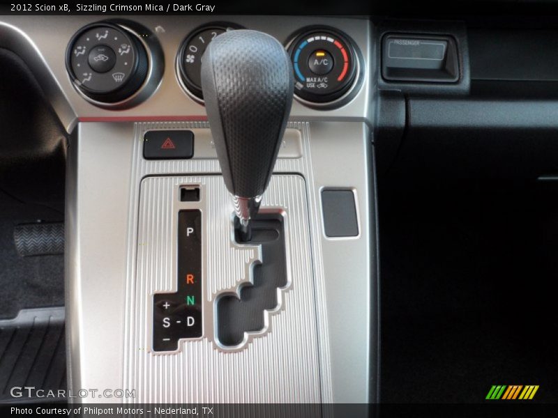 Sizzling Crimson Mica / Dark Gray 2012 Scion xB