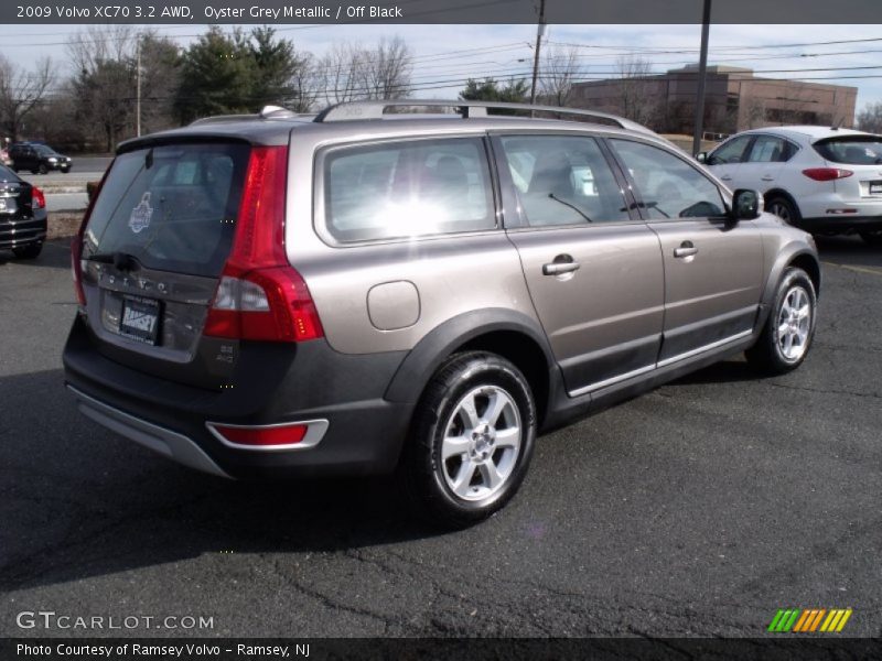 Oyster Grey Metallic / Off Black 2009 Volvo XC70 3.2 AWD