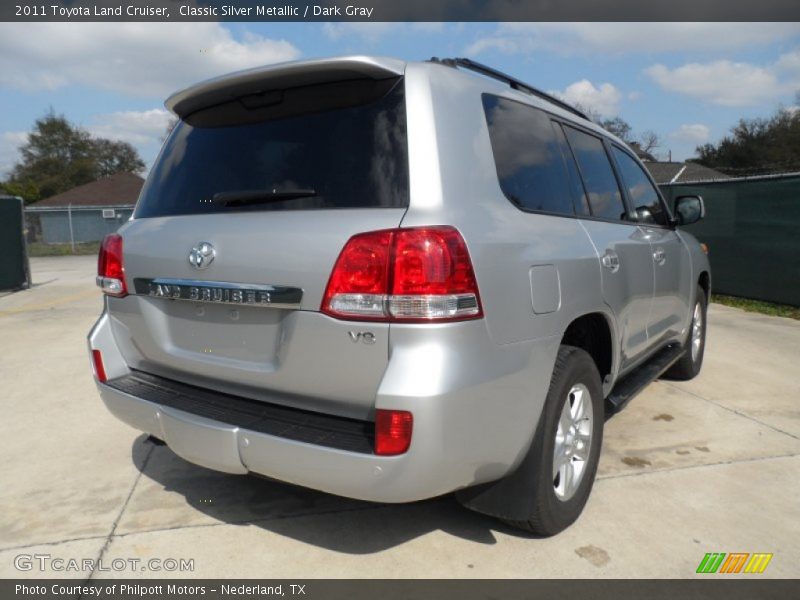 Classic Silver Metallic / Dark Gray 2011 Toyota Land Cruiser