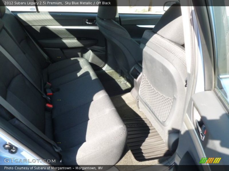 Sky Blue Metallic / Off Black 2012 Subaru Legacy 2.5i Premium