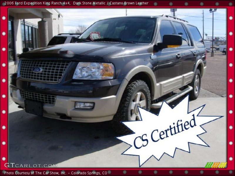 Dark Stone Metallic / Castano Brown Leather 2006 Ford Expedition King Ranch 4x4