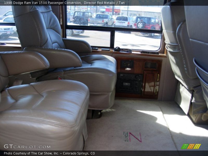 Director Red Metallic / Tan 1998 Dodge Ram Van 1500 Passenger Conversion