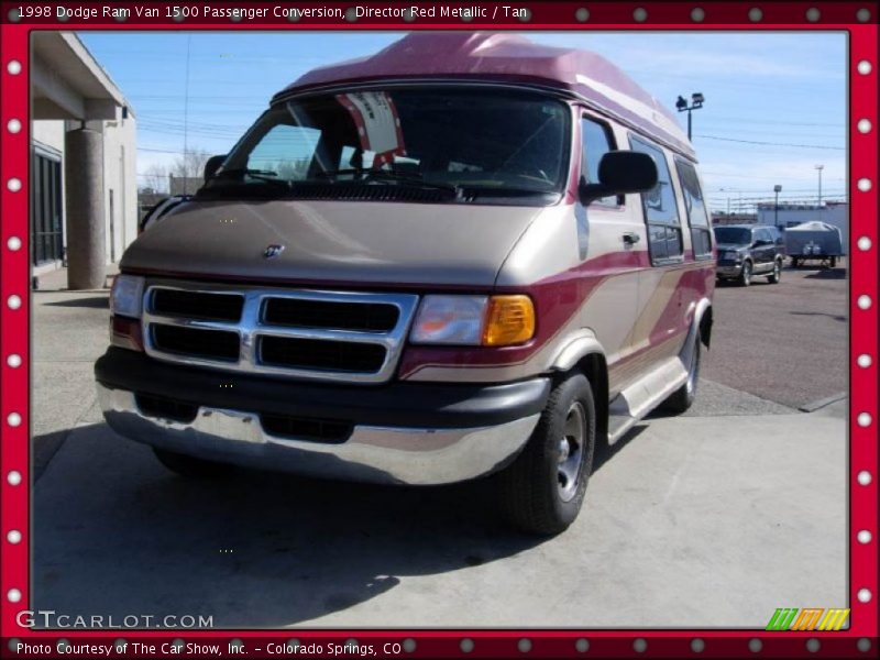 Director Red Metallic / Tan 1998 Dodge Ram Van 1500 Passenger Conversion