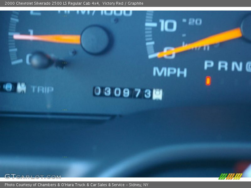 Victory Red / Graphite 2000 Chevrolet Silverado 2500 LS Regular Cab 4x4