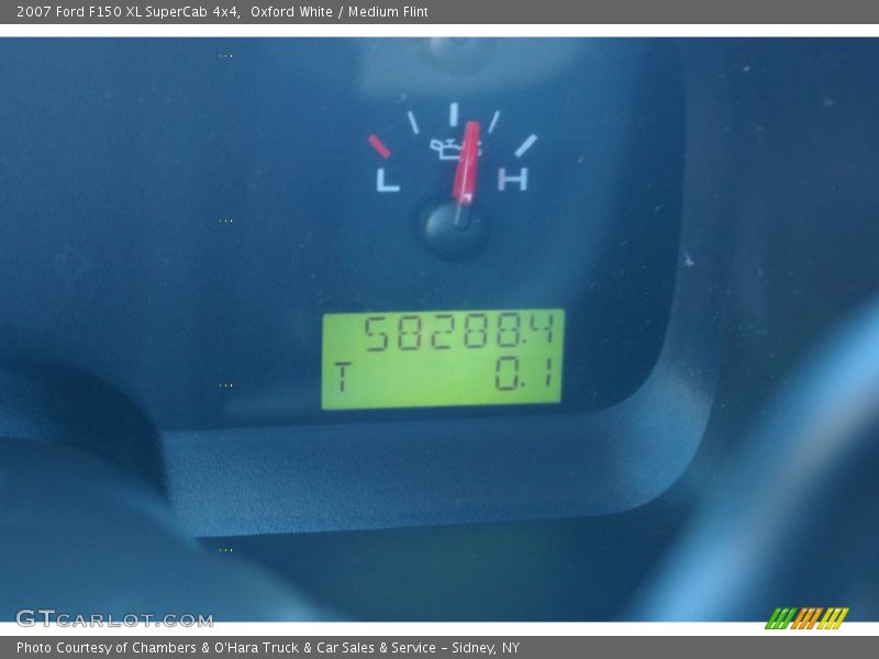 Oxford White / Medium Flint 2007 Ford F150 XL SuperCab 4x4