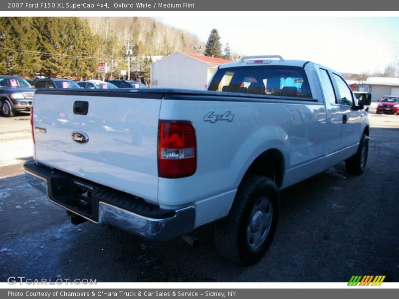 Oxford White / Medium Flint 2007 Ford F150 XL SuperCab 4x4