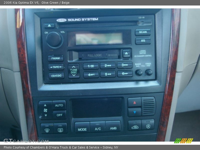 Olive Green / Beige 2006 Kia Optima EX V6