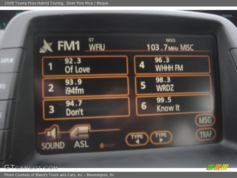 Silver Pine Mica / Bisque 2008 Toyota Prius Hybrid Touring