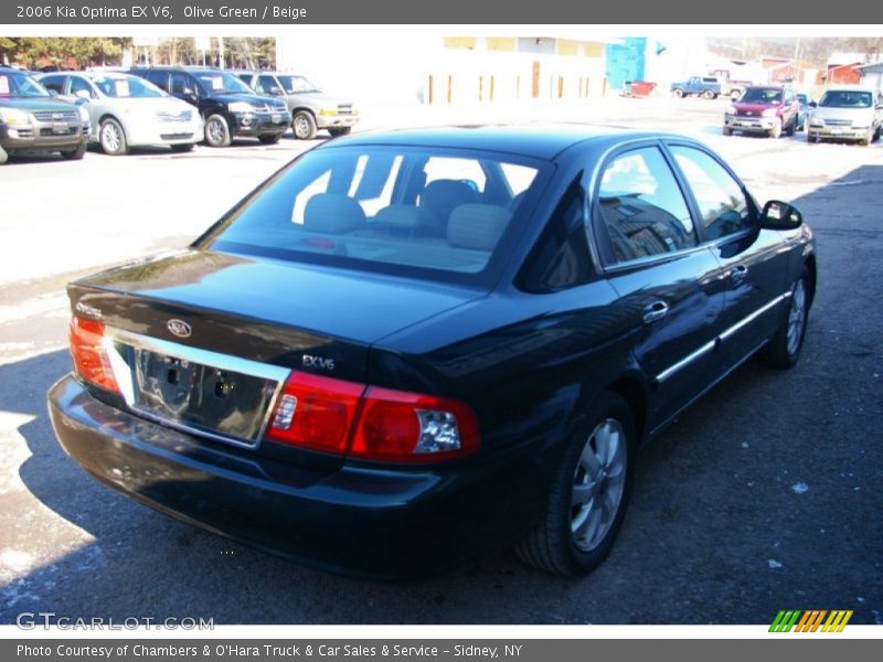 Olive Green / Beige 2006 Kia Optima EX V6
