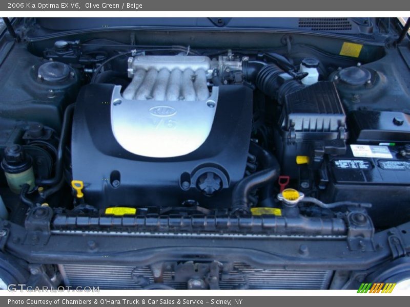 Olive Green / Beige 2006 Kia Optima EX V6