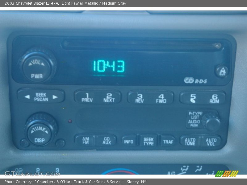 Light Pewter Metallic / Medium Gray 2003 Chevrolet Blazer LS 4x4