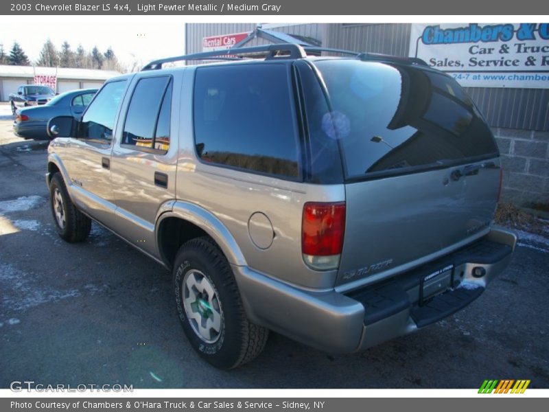 Light Pewter Metallic / Medium Gray 2003 Chevrolet Blazer LS 4x4