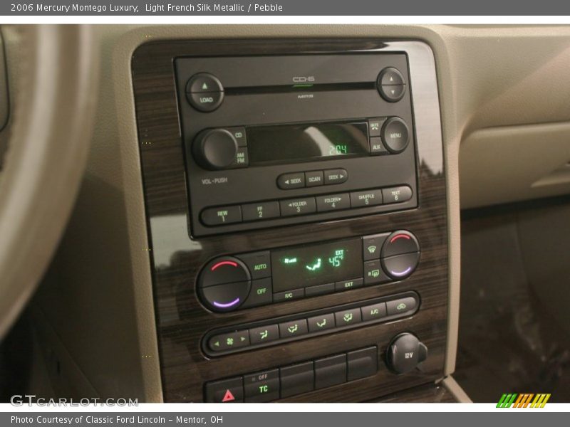 Light French Silk Metallic / Pebble 2006 Mercury Montego Luxury