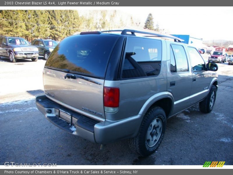 Light Pewter Metallic / Medium Gray 2003 Chevrolet Blazer LS 4x4